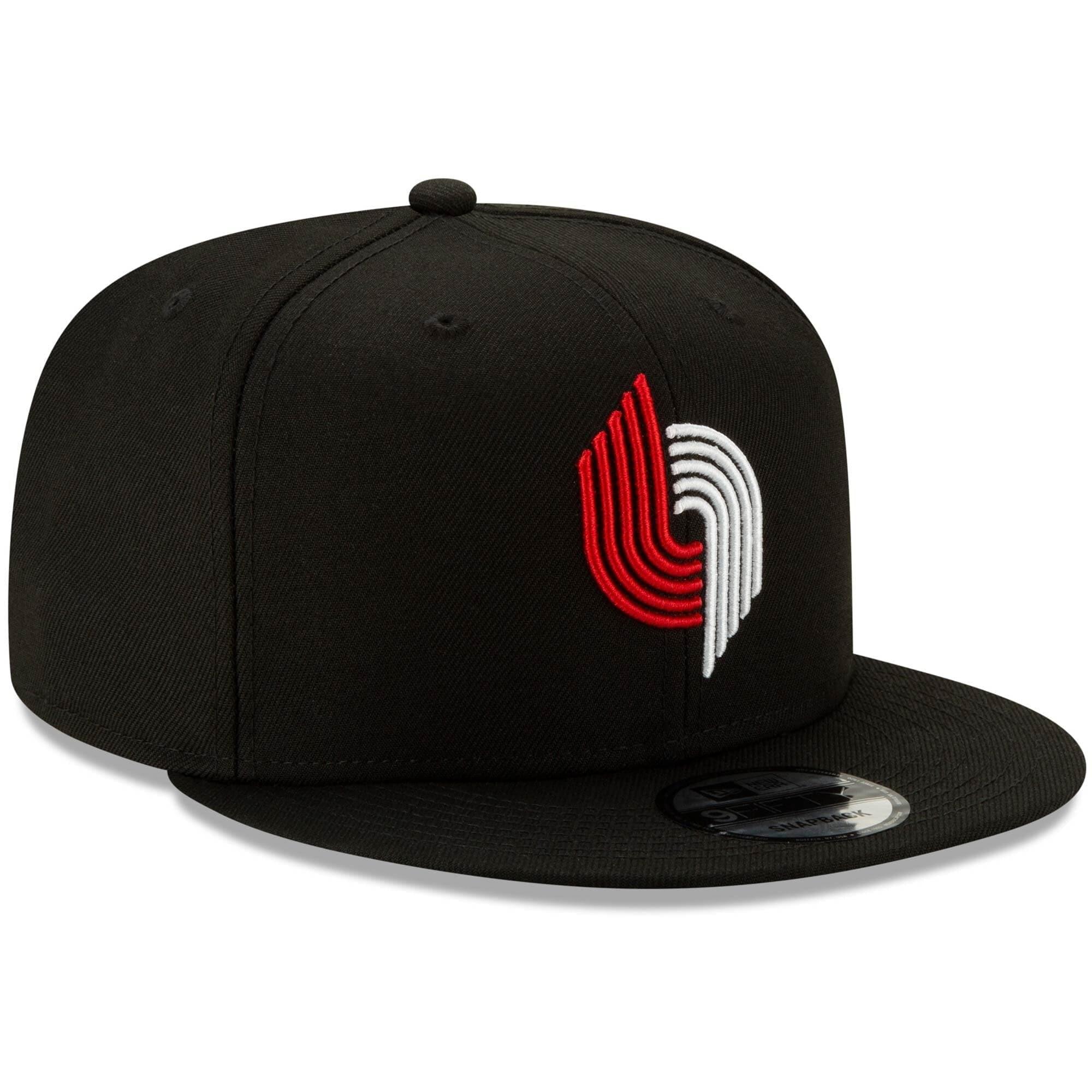 New Era Caps Portland Trail Blazers New Era NBA Hardwood Classics Nights 9FIFTY Snapback Hat - Black