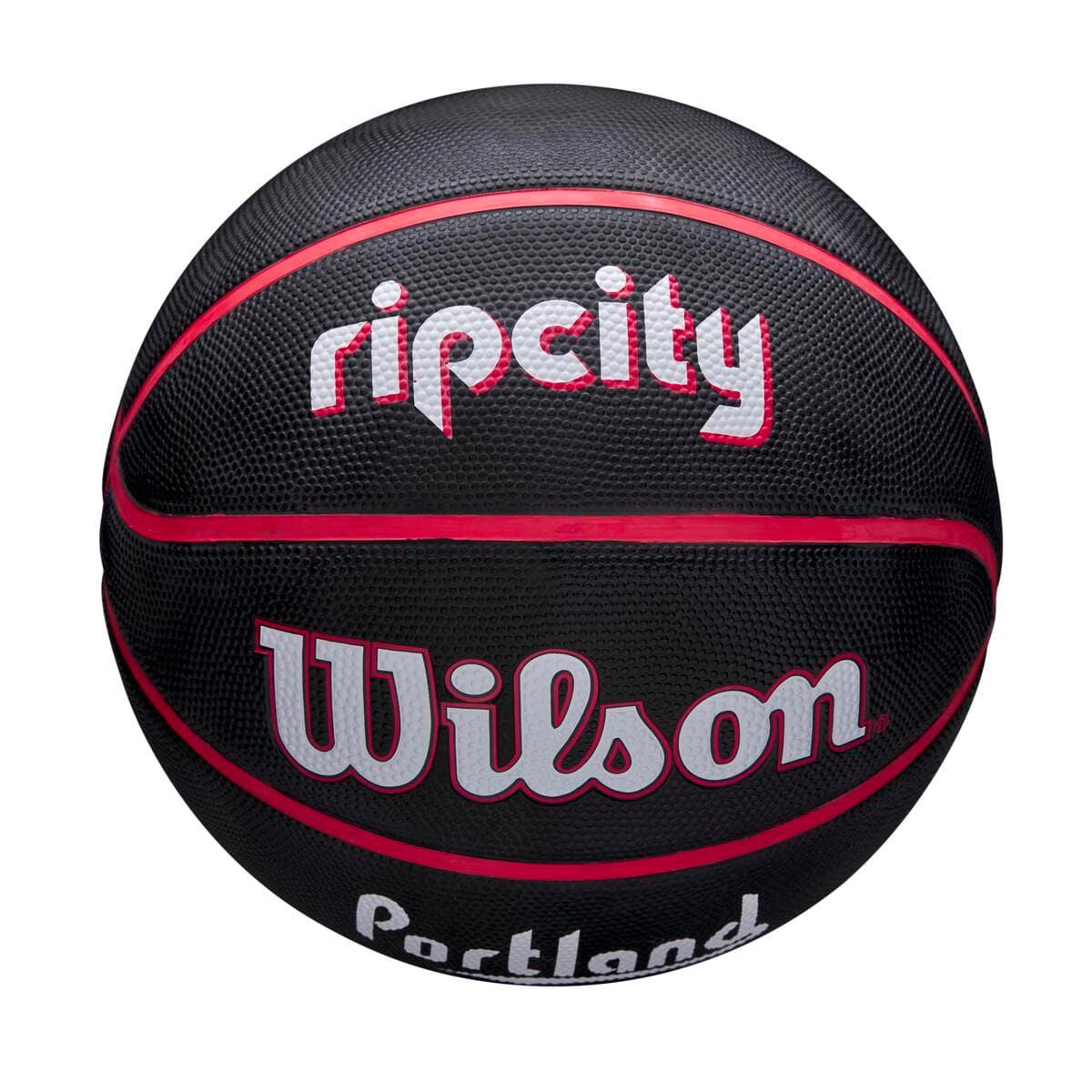 Wilson Sporting Goods Balls Portland Trail Blazers Wilson NBA 21-22 City Edition Full Size Basketball Ball - Size 7
