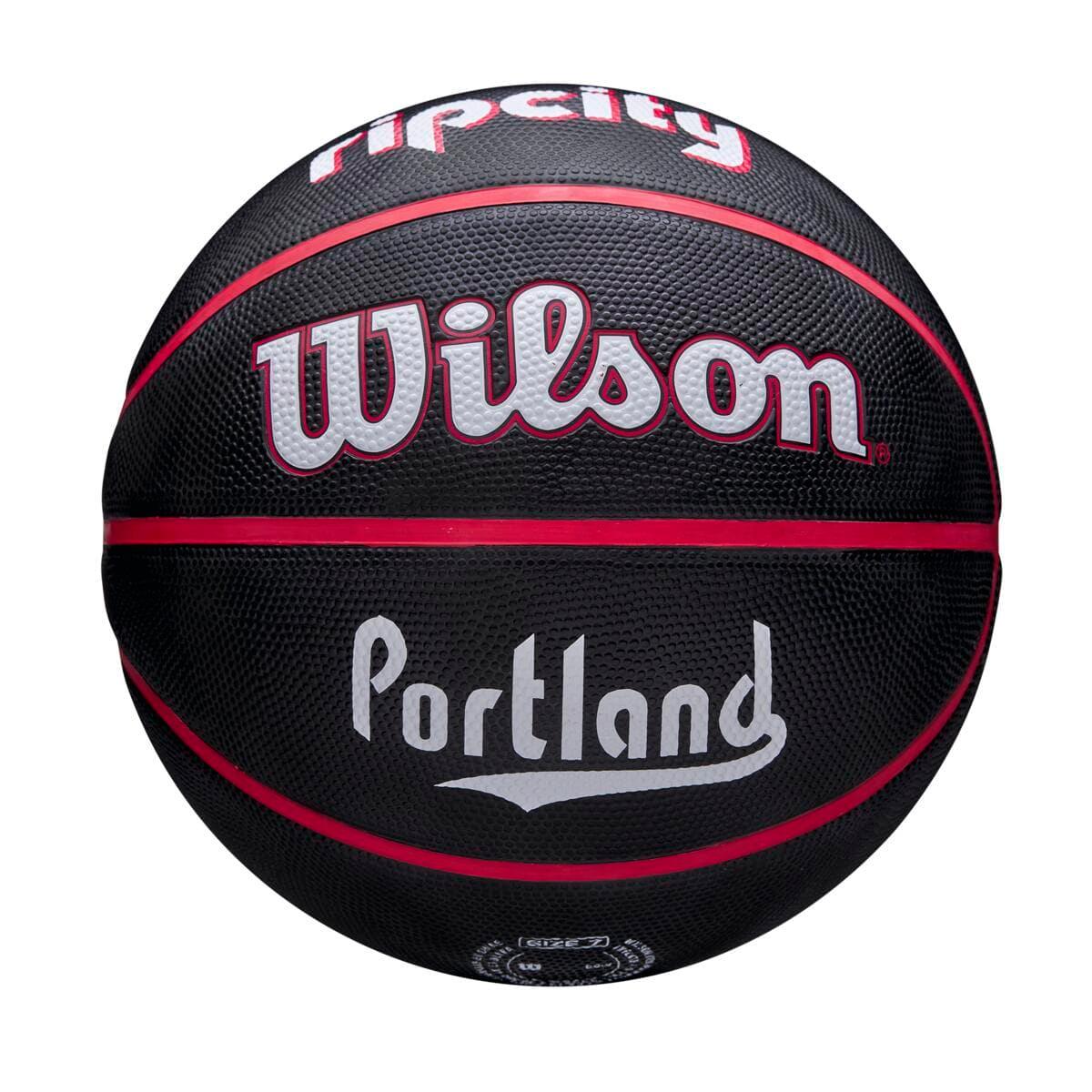 Wilson Sporting Goods Balls Portland Trail Blazers Wilson NBA 21-22 City Edition Full Size Basketball Ball - Size 7
