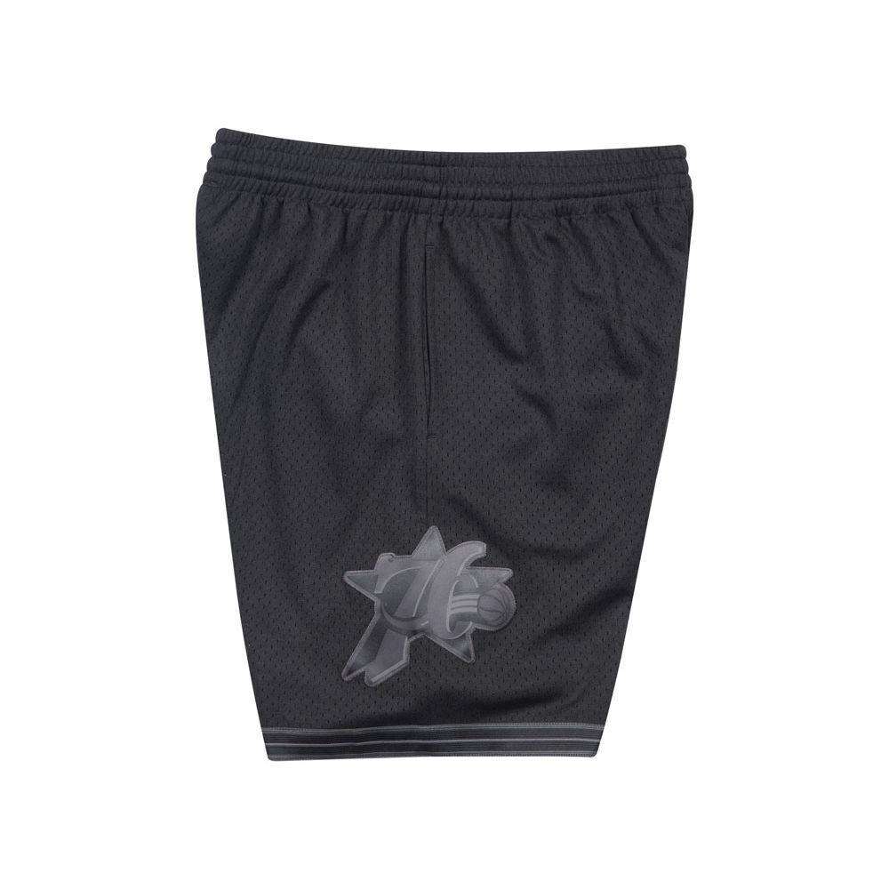 Philadelphia 76ers Mitchell & Ness NBA Tonal Black Swingman Shorts
