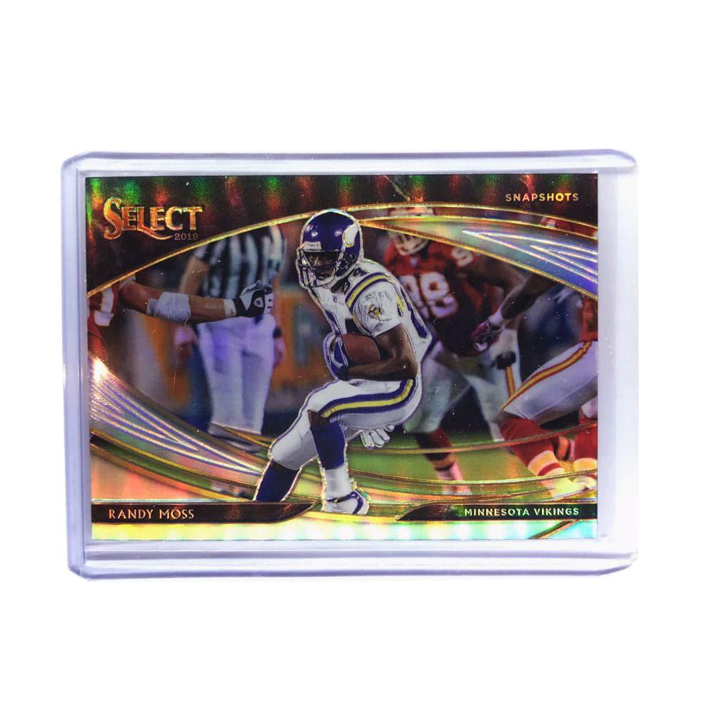 Panini Cards Randy Moss 2019 Panini Select NFL Prizm Snapshots Card