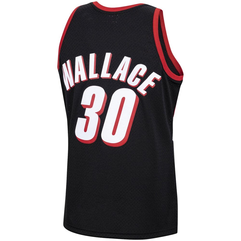 Mitchell And Ness Jerseys Rasheed Wallace Portland Trail Blazers Mitchell & Ness NBA 99-00 Swingman Jersey - Black
