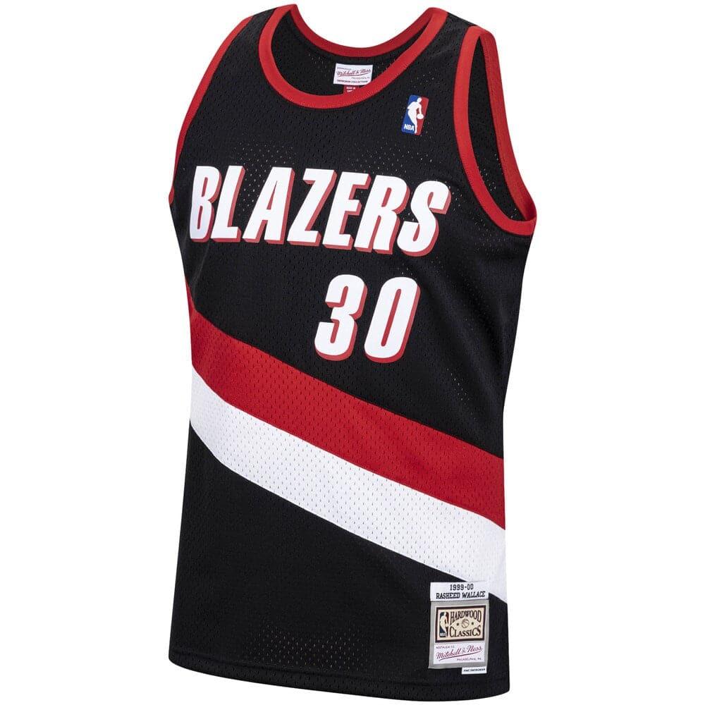 Mitchell And Ness Jerseys Rasheed Wallace Portland Trail Blazers Mitchell & Ness NBA 99-00 Swingman Jersey - Black