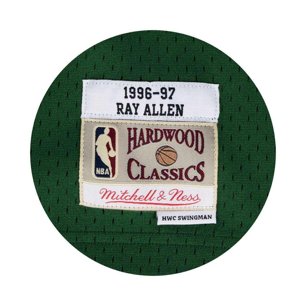 Mitchell And Ness Jerseys Ray Allen Milwaukee Bucks Mitchell & Ness NBA Swingman Jersey - Geen