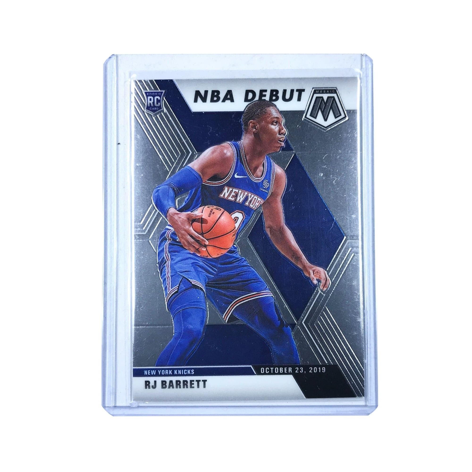 Panini Cards RJ Barrett New York Knicks 2019-20 Panini Mosaic NBA Debut Rookie 270 Card