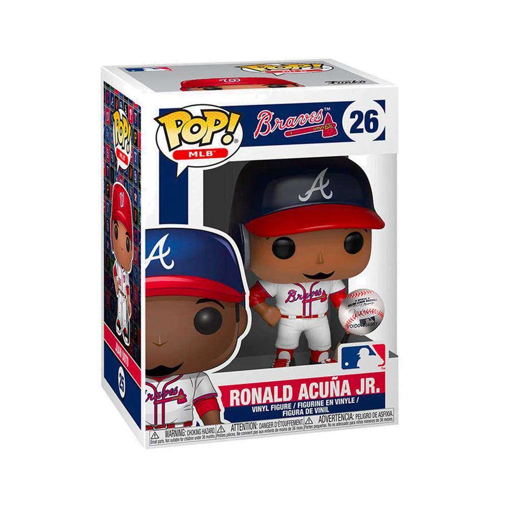 Funko Figures Ronald Acuna Jr Atlanta Braves Funko MLB Pop 26 Figure - White