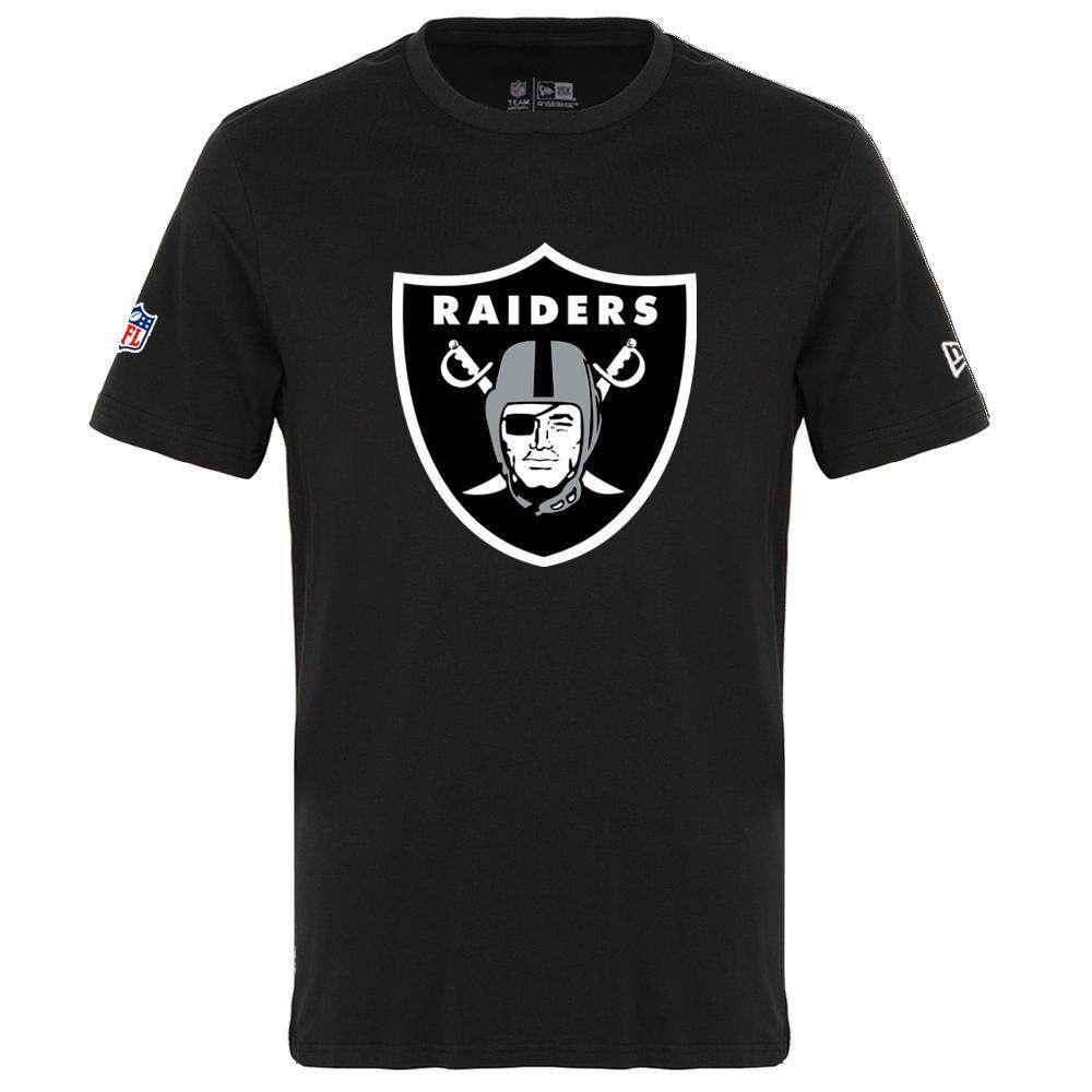 Las Vegas Raiders New Era NFL Team Logo T-Shirt - Black