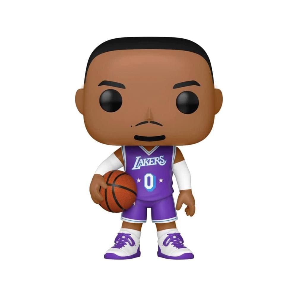 Funko Figures Russell Westbrook Los Angeles Lakers Funko NBA 21-22 City Edition Pop Figure - Purple