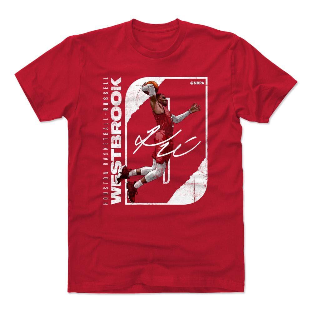 500 Level T-Shirts Russell Westbrook Washington Wizards 500 Level NBA Stretch T-Shirt - Red