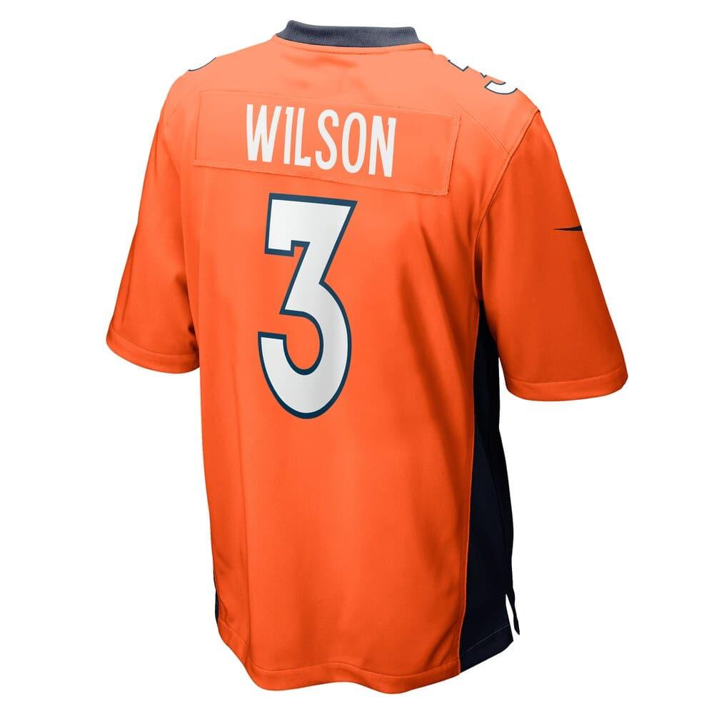 Nike Jerseys Russell Wilson Denver Broncos Nike NFL Game Jersey - Orange