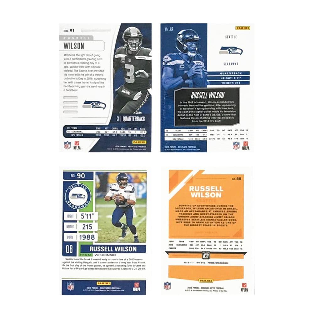 Panini Cards Russell Wilson Seattle Seahawks 2019 Panini NFL Base Card Set
