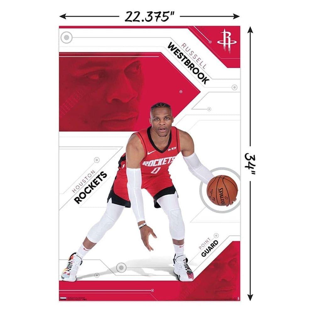Russell Westbrook Houston Rockets Trends NBA 57 x 86cm Poster