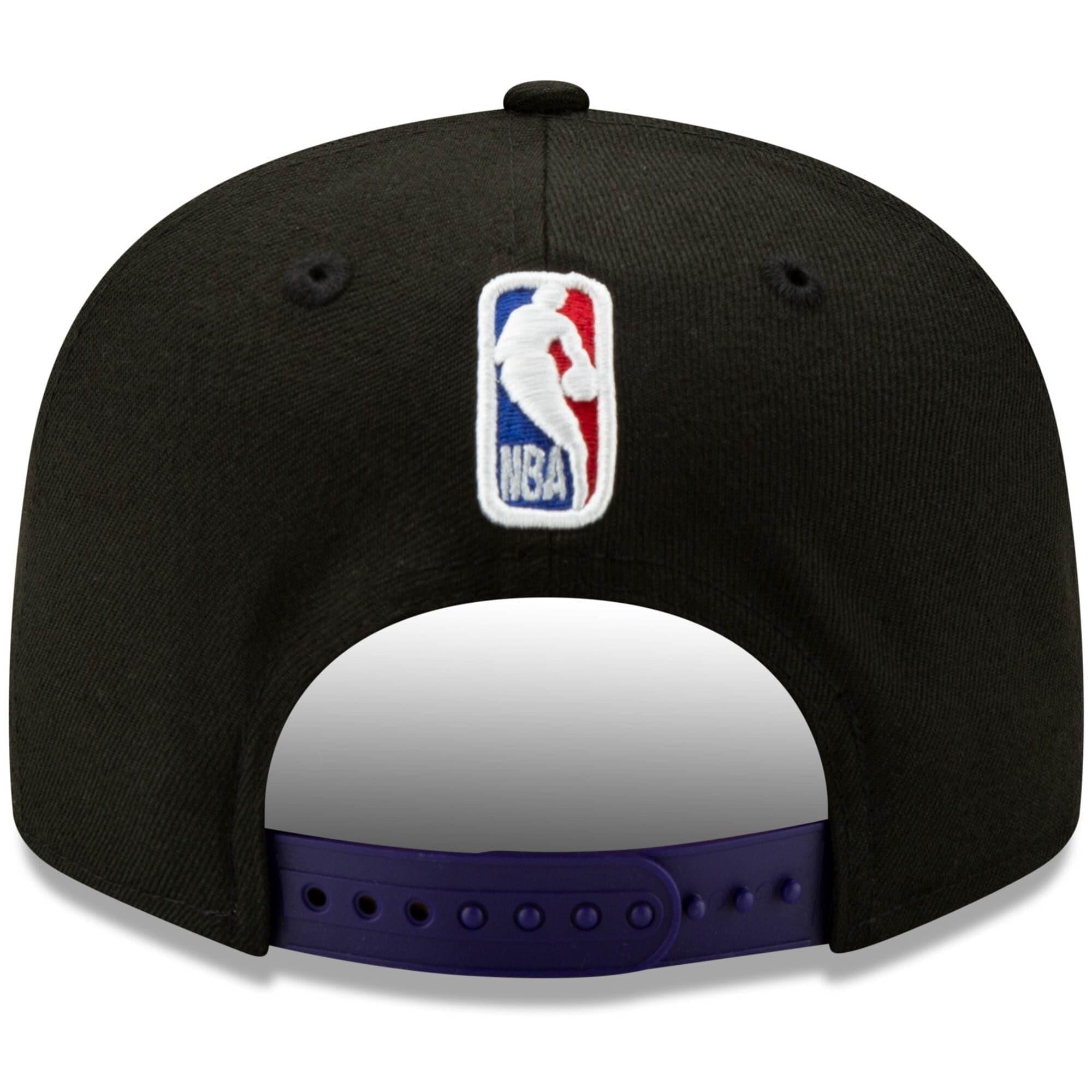 New Era Caps Sacramento Kings New Era NBA 2020 Back Half 9FIFTY Snapback Hat - Black