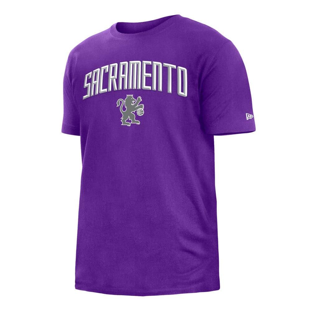 New Era T-Shirts Sacramento Kings New Era NBA 22-23 City Edition T-Shirt - Purple