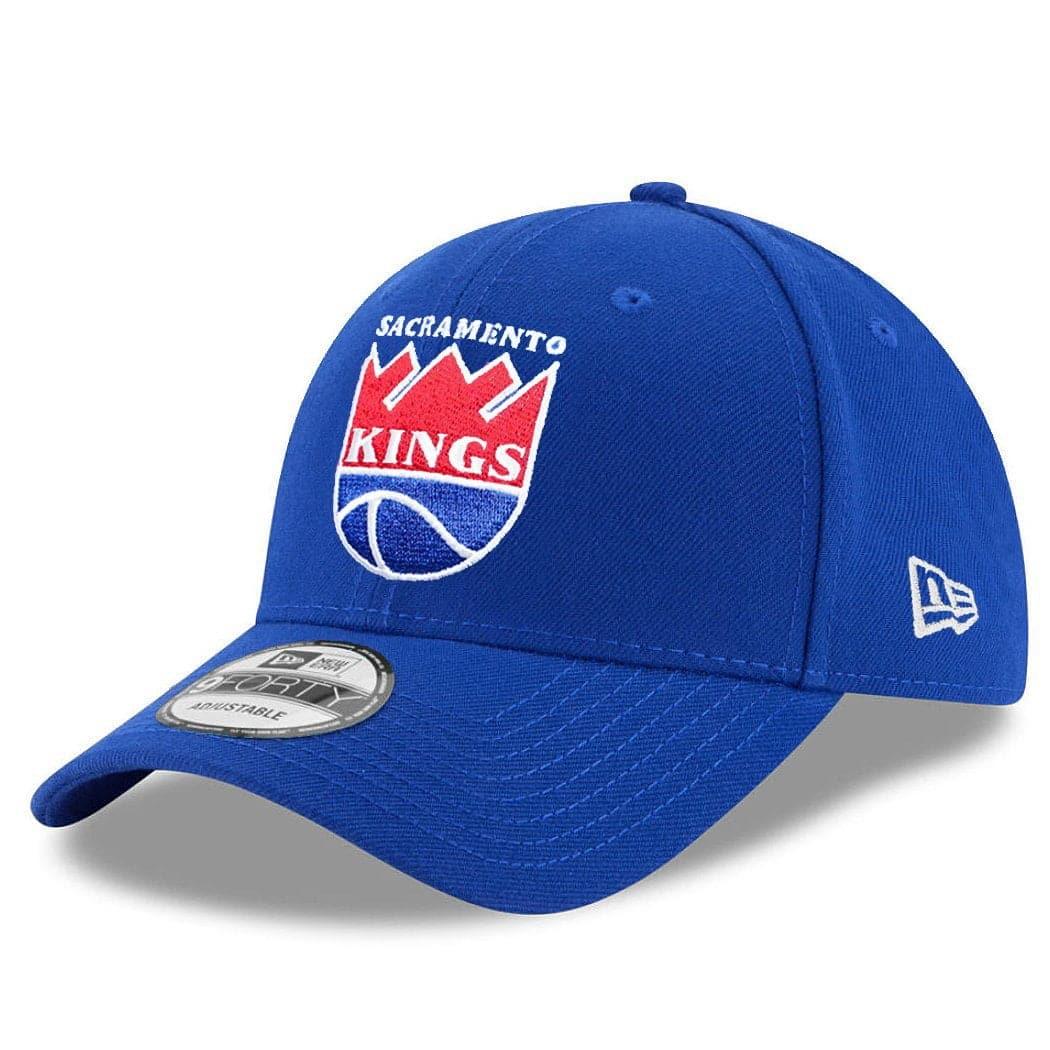 New Era Caps Sacramento Kings New Era NBA Hardwood Classics Nights 9FORTY Curved Hat - Blue