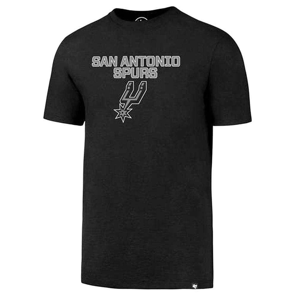47 Brand T-Shirts San Antonio Spurs '47 NBA Super Rival T-Shirt - Black