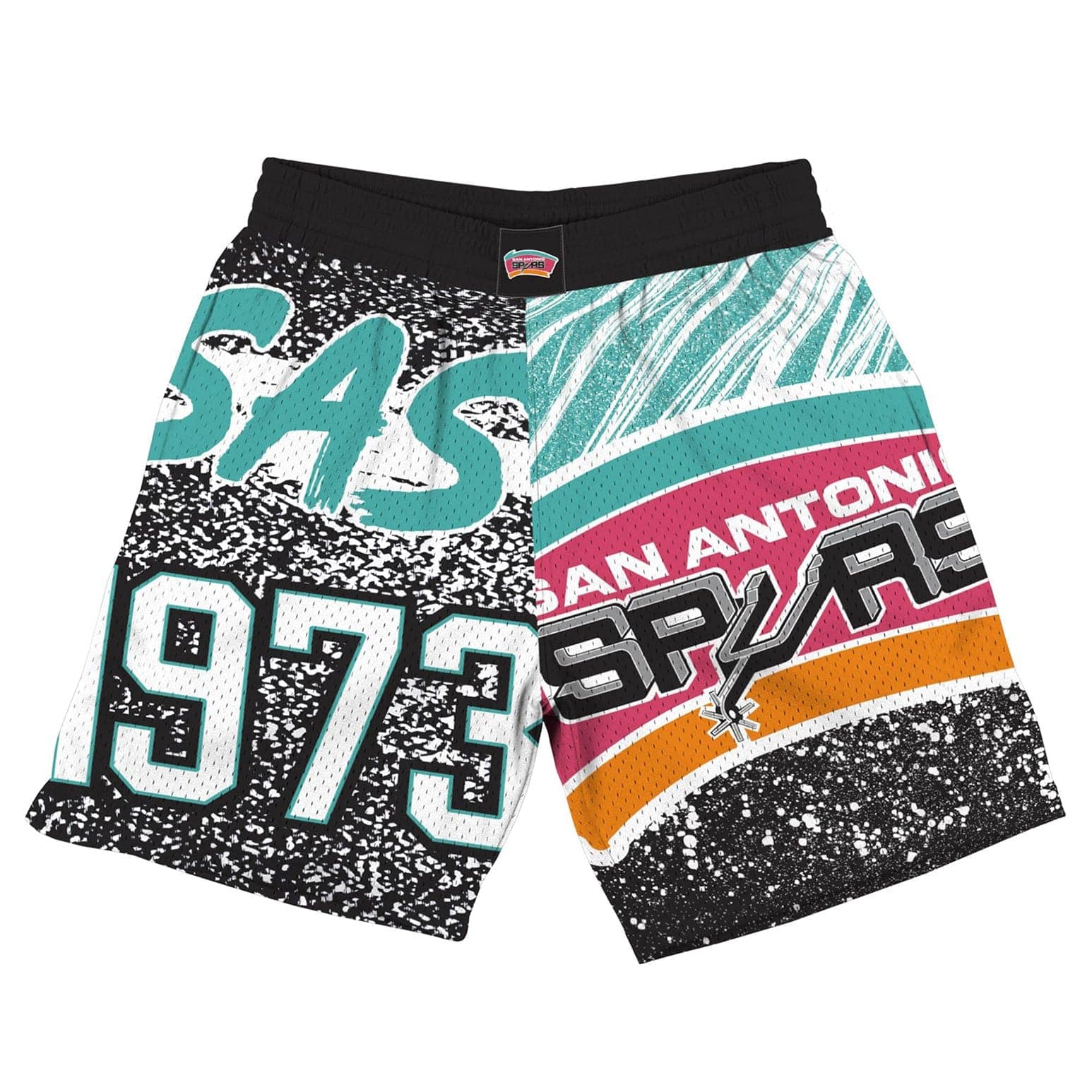 Mitchell And Ness Shorts San Antonio Spurs Mitchell & Ness NBA Jumbotron Subliminated Shorts