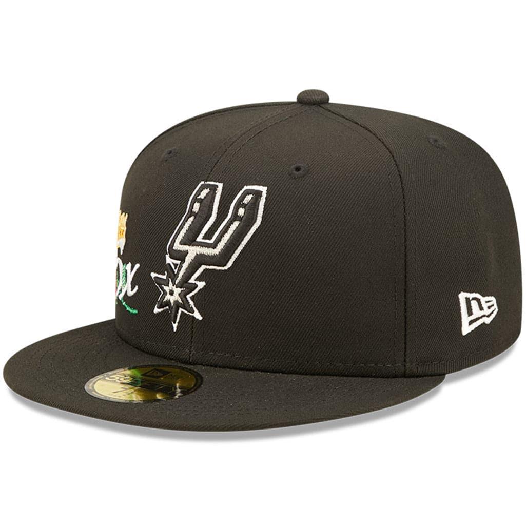 New Era Caps San Antonio Spurs New Era NBA Crown Champs 59FIFTY Fitted Hat - Black