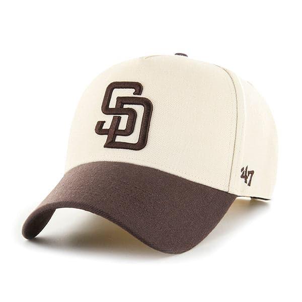 47 Brand Caps San Diego Padres '47 MLB 2 Tone Replica MVP DT Snapback Hat - Natural