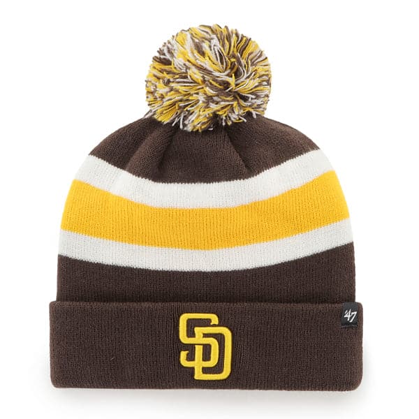 47 Brand Beanies San Diego Padres '47 MLB Team Breakaway Knit Beanie - Brown