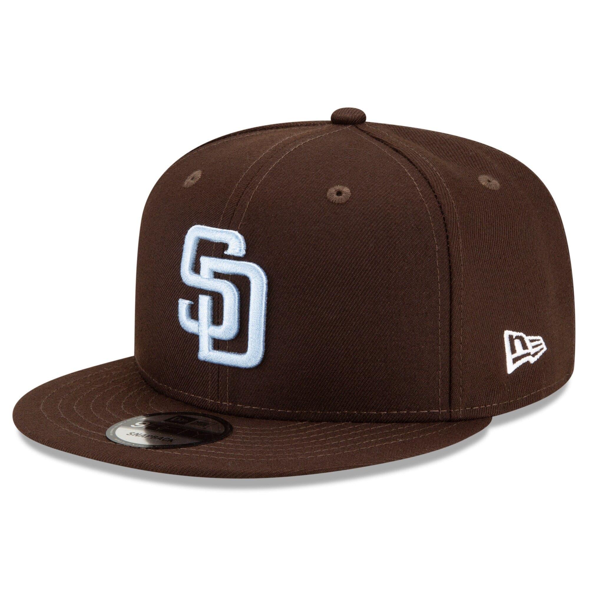 New Era Caps San Diego Padres New Era MLB 2021 Fathers Day 9FIFTY Snapback Hat - Brown