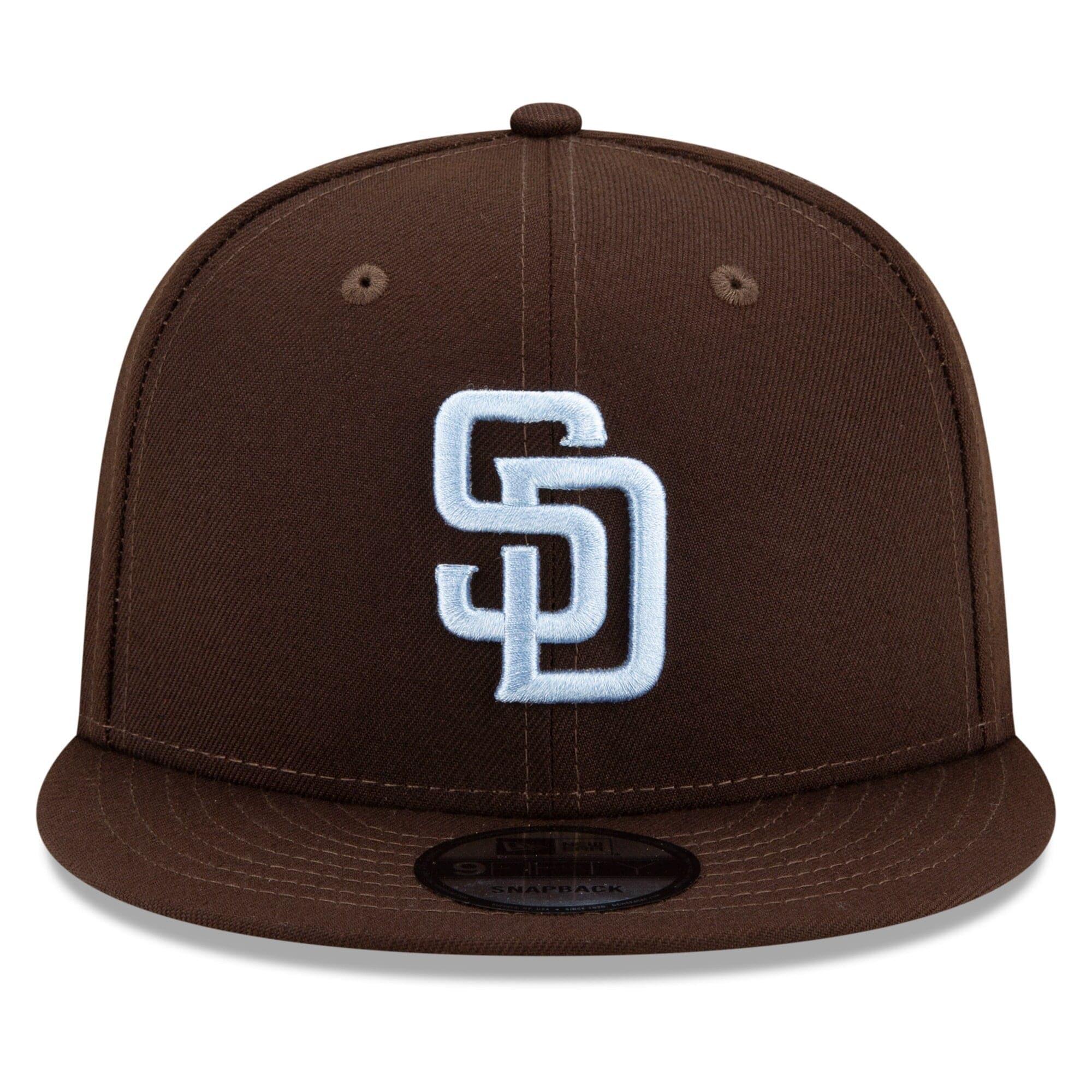 New Era Caps San Diego Padres New Era MLB 2021 Fathers Day 9FIFTY Snapback Hat - Brown