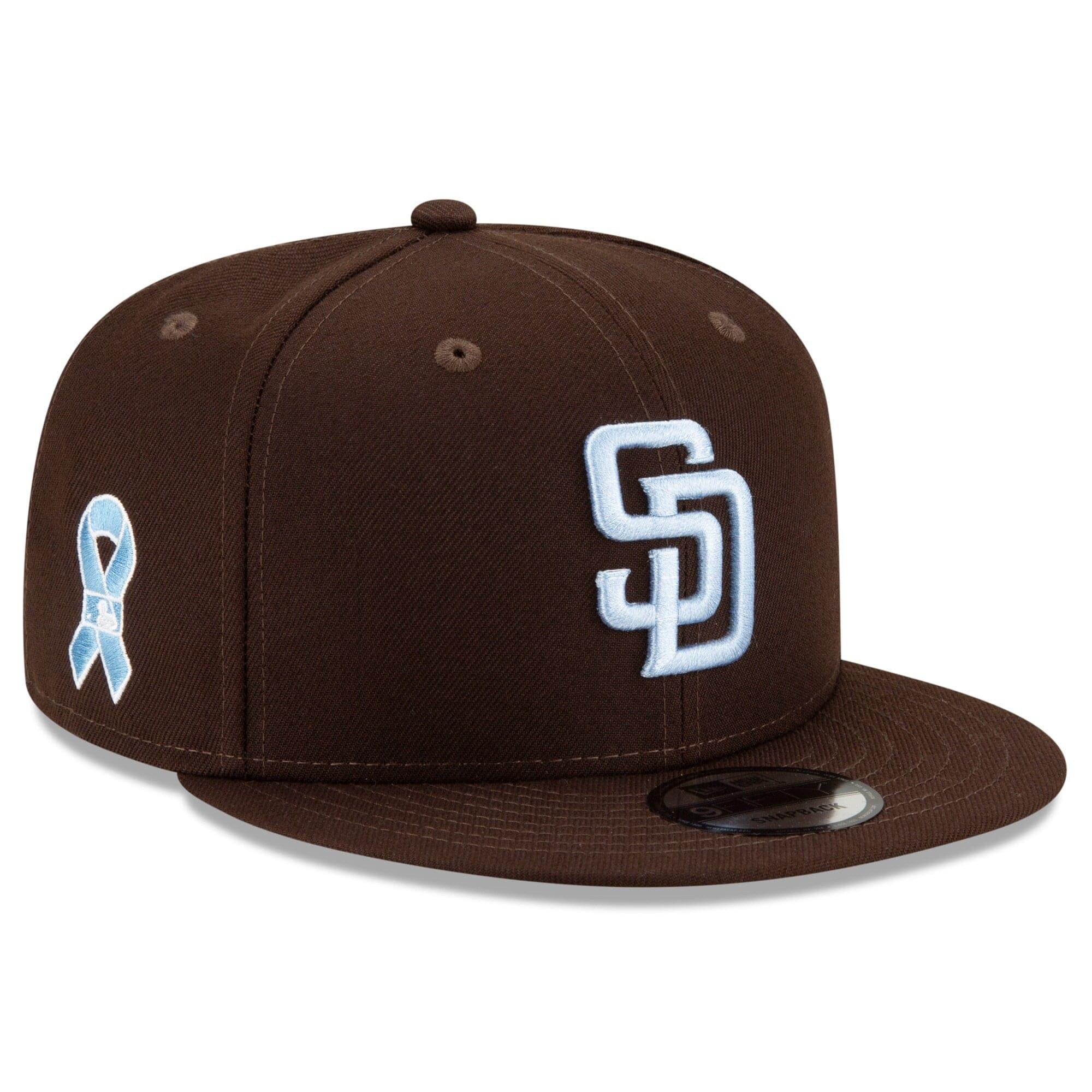 New Era Caps San Diego Padres New Era MLB 2021 Fathers Day 9FIFTY Snapback Hat - Brown