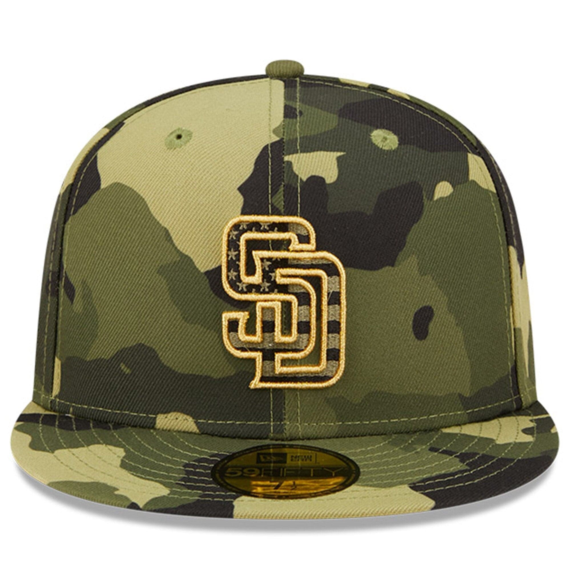 New Era Caps San Diego Padres New Era MLB 2022 Armed Forces 59FIFTY Fitted Hat - Camo