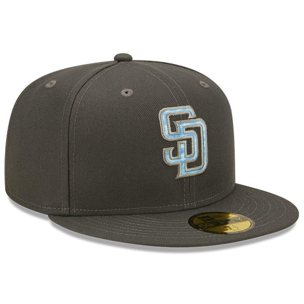 New Era Caps San Diego Padres New Era MLB 2022 Fathers Day 59FIFTY Fitted Hat - Graphite