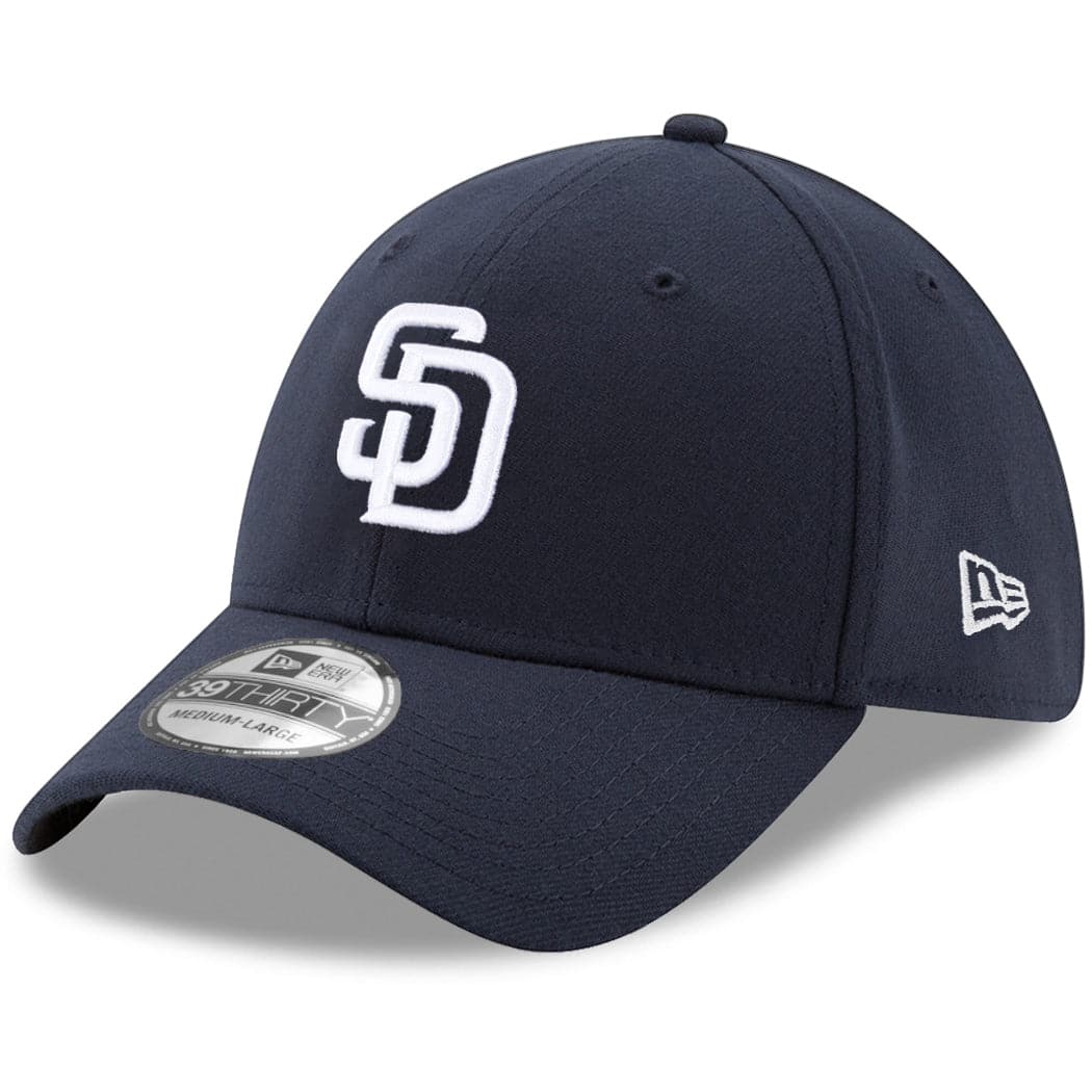 New Era Caps San Diego Padres New Era MLB Team 39THIRTY Stretch-Fit Hat - Navy