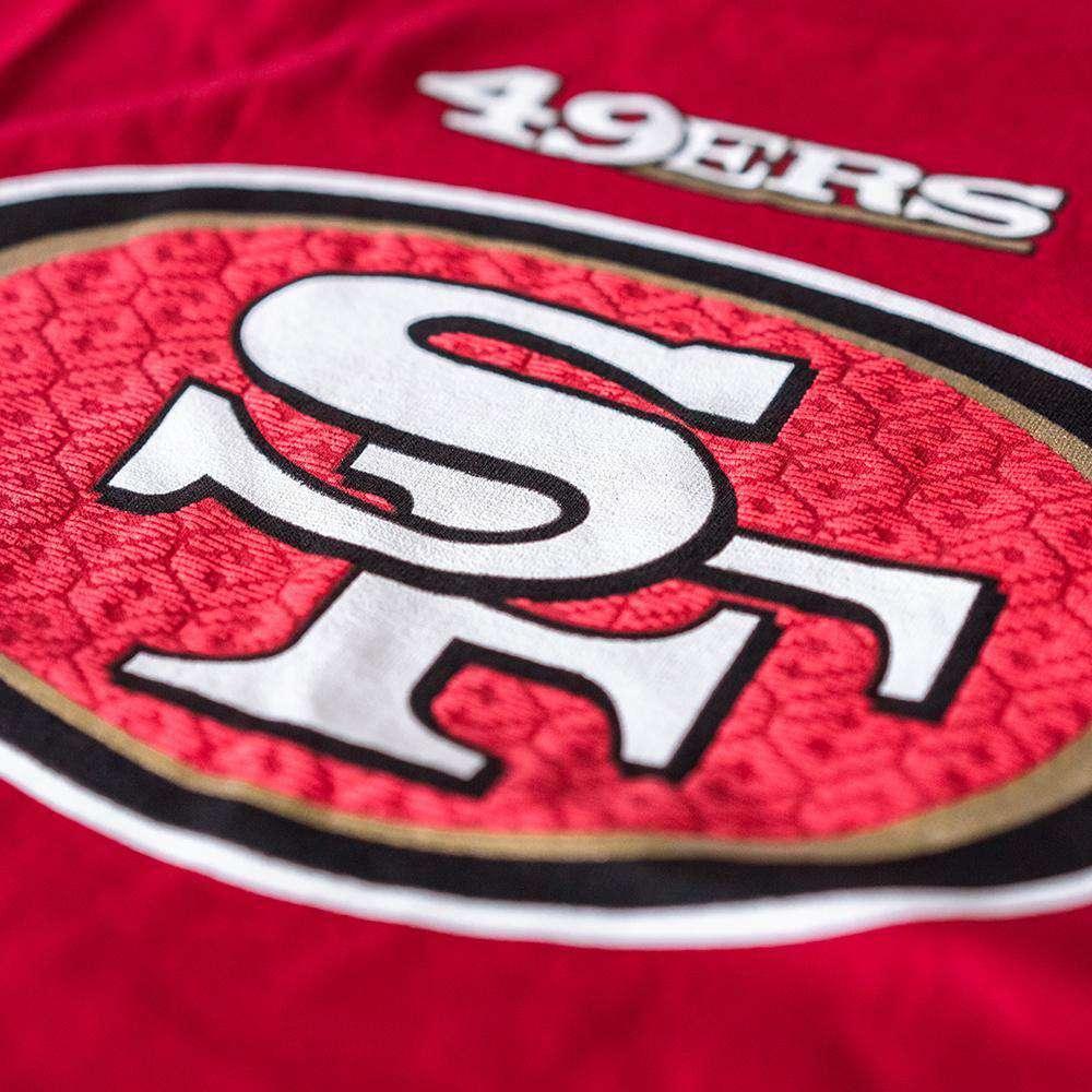 Majestic Athletic T-Shirts San Francisco 49ers Majestic NFL Critical Victory T-Shirt - Red