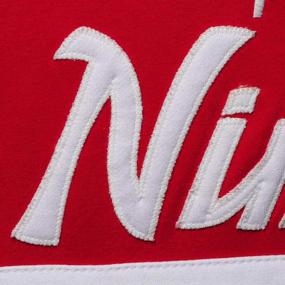 Mitchell And Ness Jumpers San Francisco 49ers Mitchell & Ness NFL Head Coach Premium Hoodie Jumper - Red