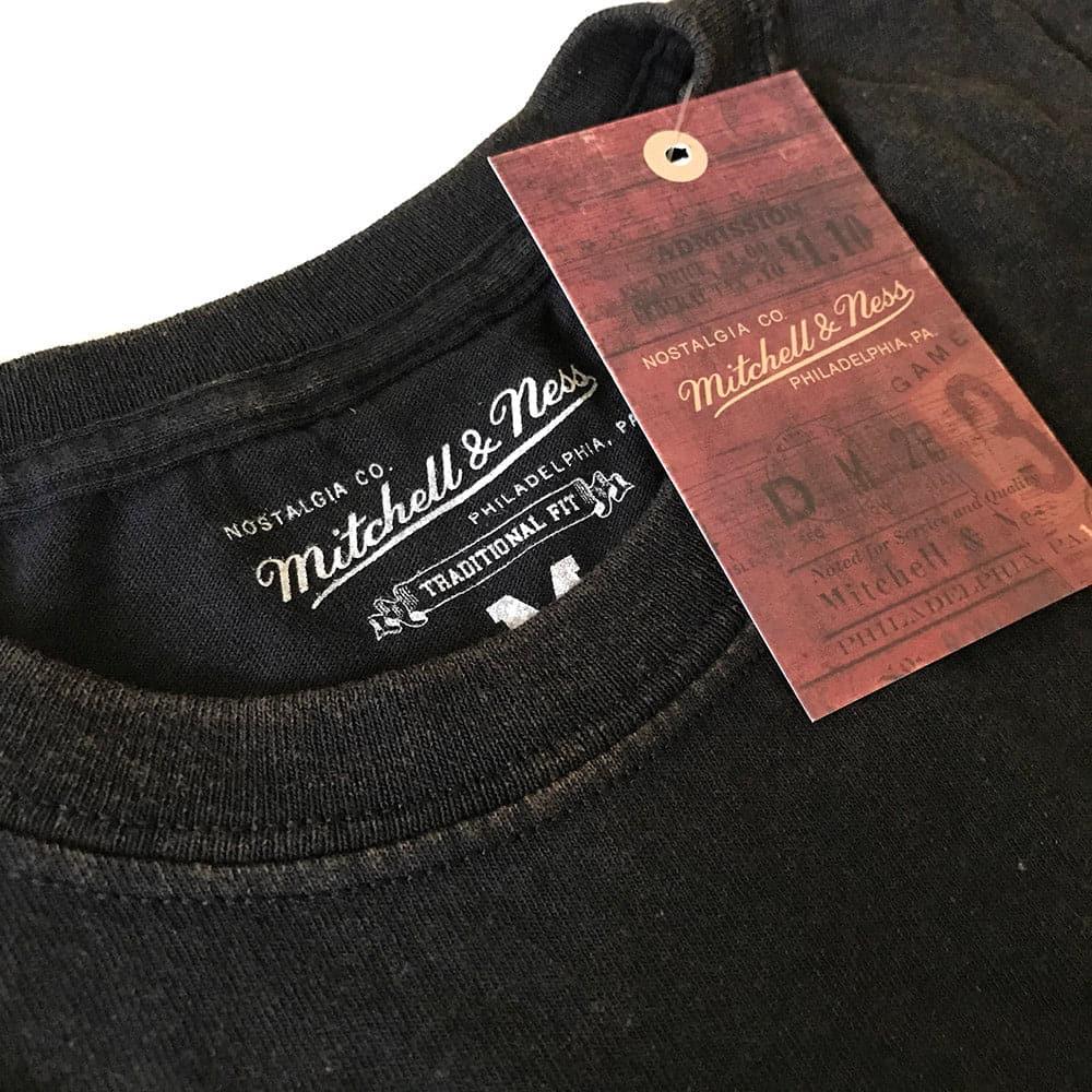 Mitchell And Ness T-Shirts San Francisco 49ers Mitchell & Ness NFL Washed Champs Vintage T-Shirt - Faded Black