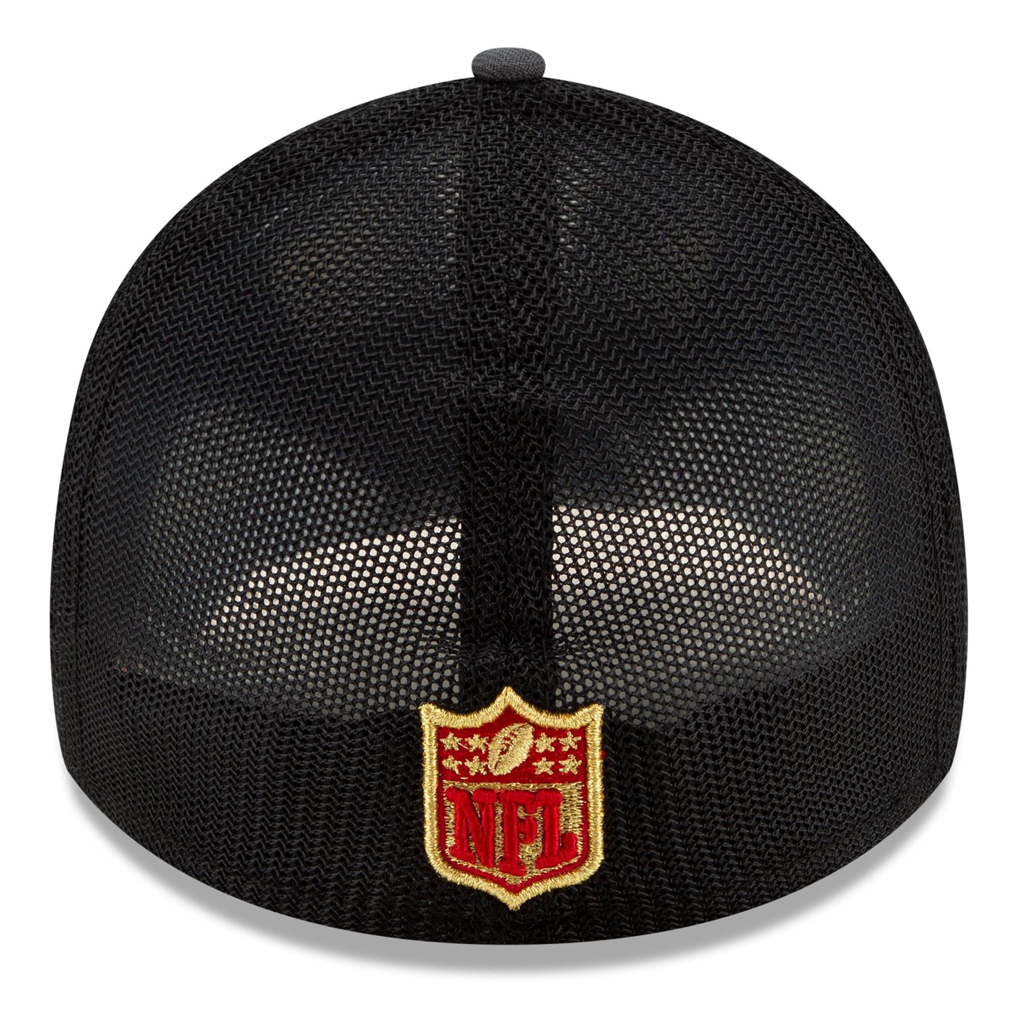 New Era Caps San Francisco 49ers New Era 2021 NFL Draft 39THIRTY Flex Fit Curve Hat - Graphite