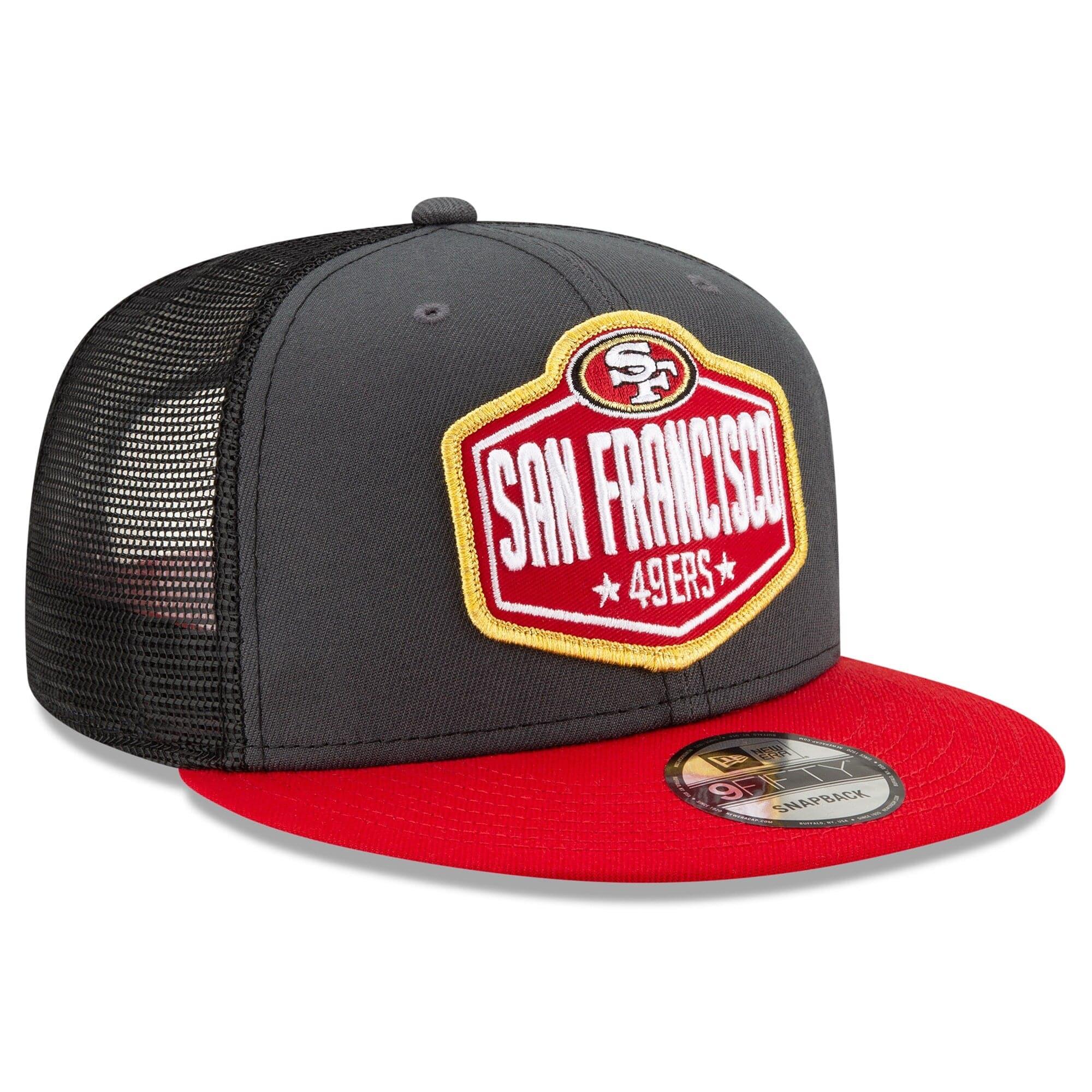 New Era Caps San Francisco 49ers New Era 2021 NFL Draft 9FIFTY Snapback Hat - Graphite