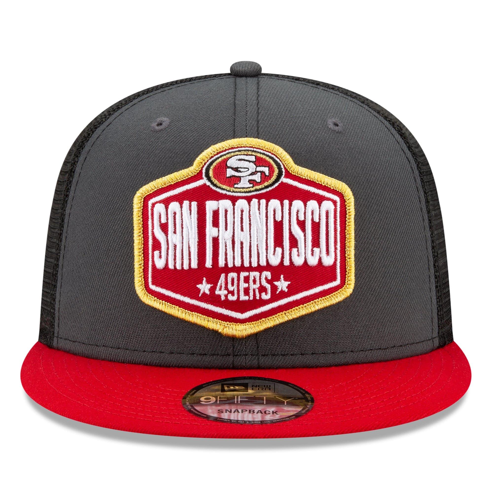 New Era Caps San Francisco 49ers New Era 2021 NFL Draft 9FIFTY Snapback Hat - Graphite