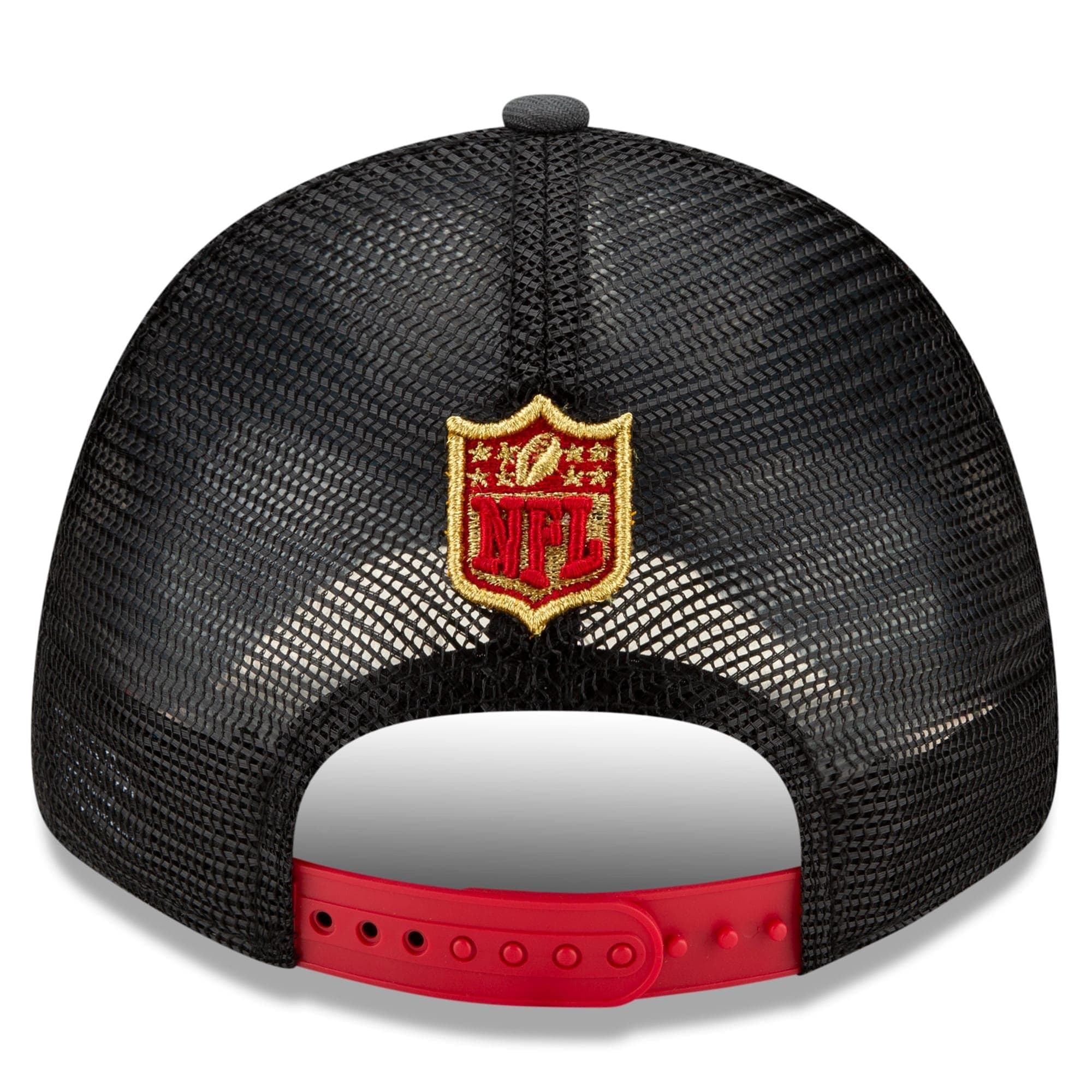 New Era Caps San Francisco 49ers New Era 2021 NFL Draft 9FORTY Snapback Curve Hat - Graphite