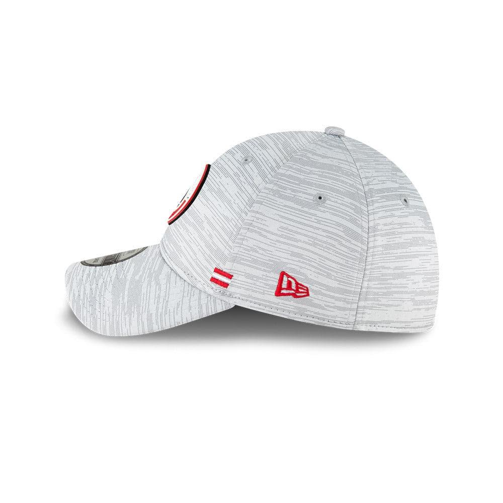 New Era Caps San Francisco 49ers New Era NFL 2020 39THIRTY Sideline 39THIRTY Flex Fit Curve Hat - Grey