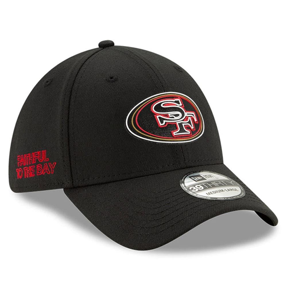 New Era Caps San Francisco 49ers New Era NFL 2020 Draft 39THIRTY Flex Fit Curve Hat - Black