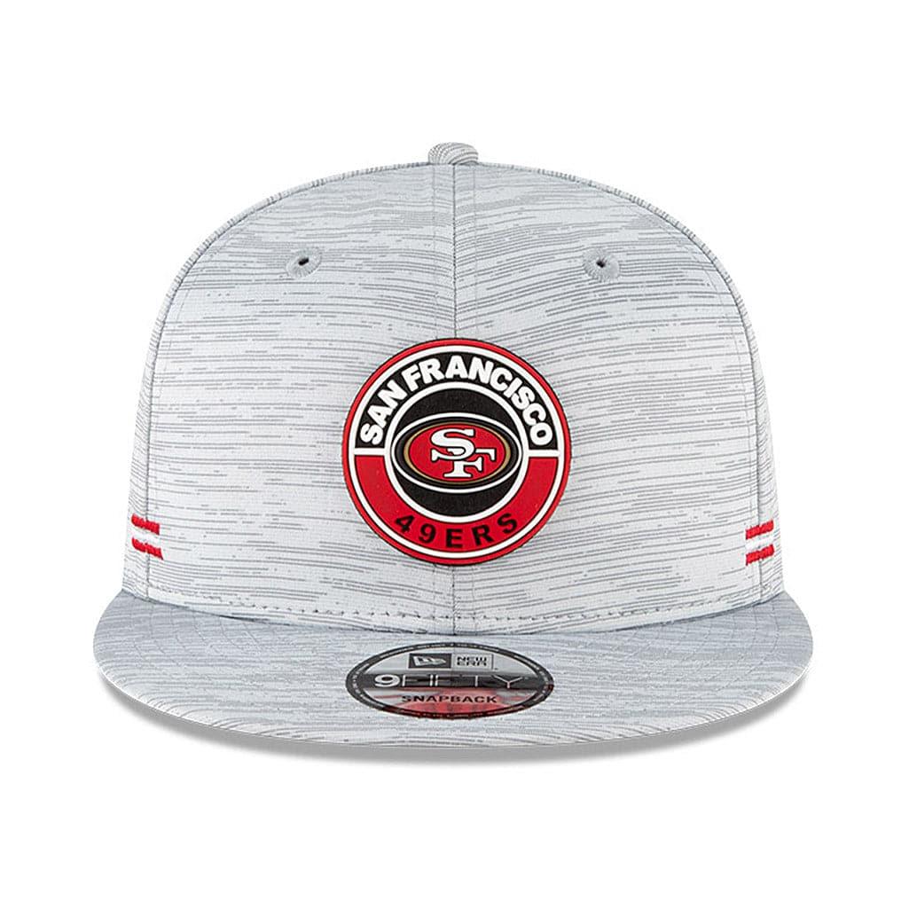 New Era Caps San Francisco 49ers New Era NFL 2020 Sideline 9FIFTY Snapback Hat - Grey