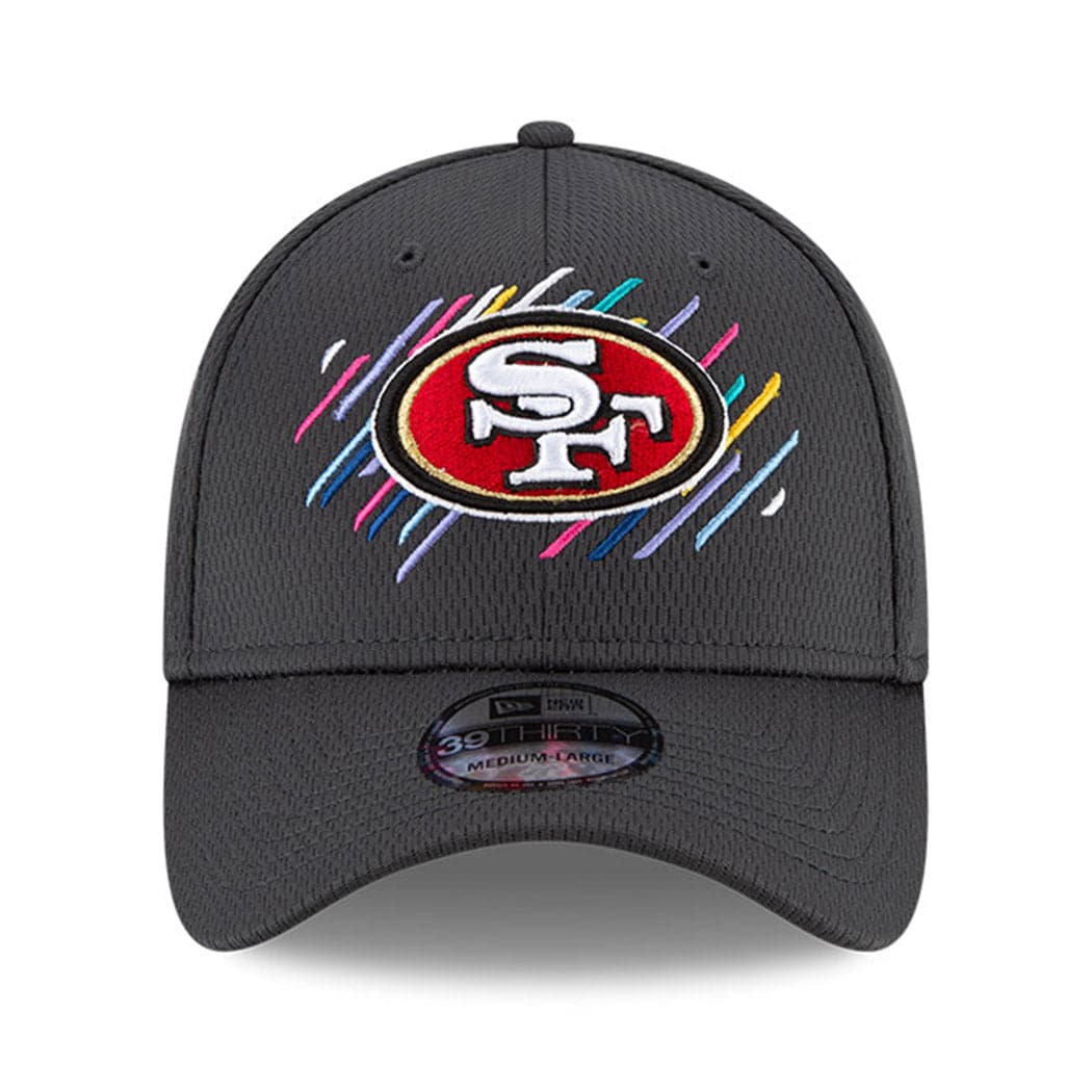 New Era Caps San Francisco 49ers New Era NFL 2021 Crucial Catch 39THIRTY Flex Fit Hat - Steel