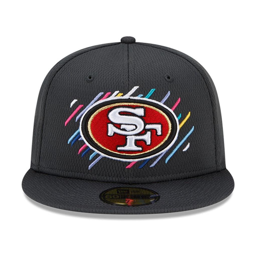 New Era Caps San Francisco 49ers New Era NFL 2021 Crucial Catch 59FIFTY Fitted Hat - Steel
