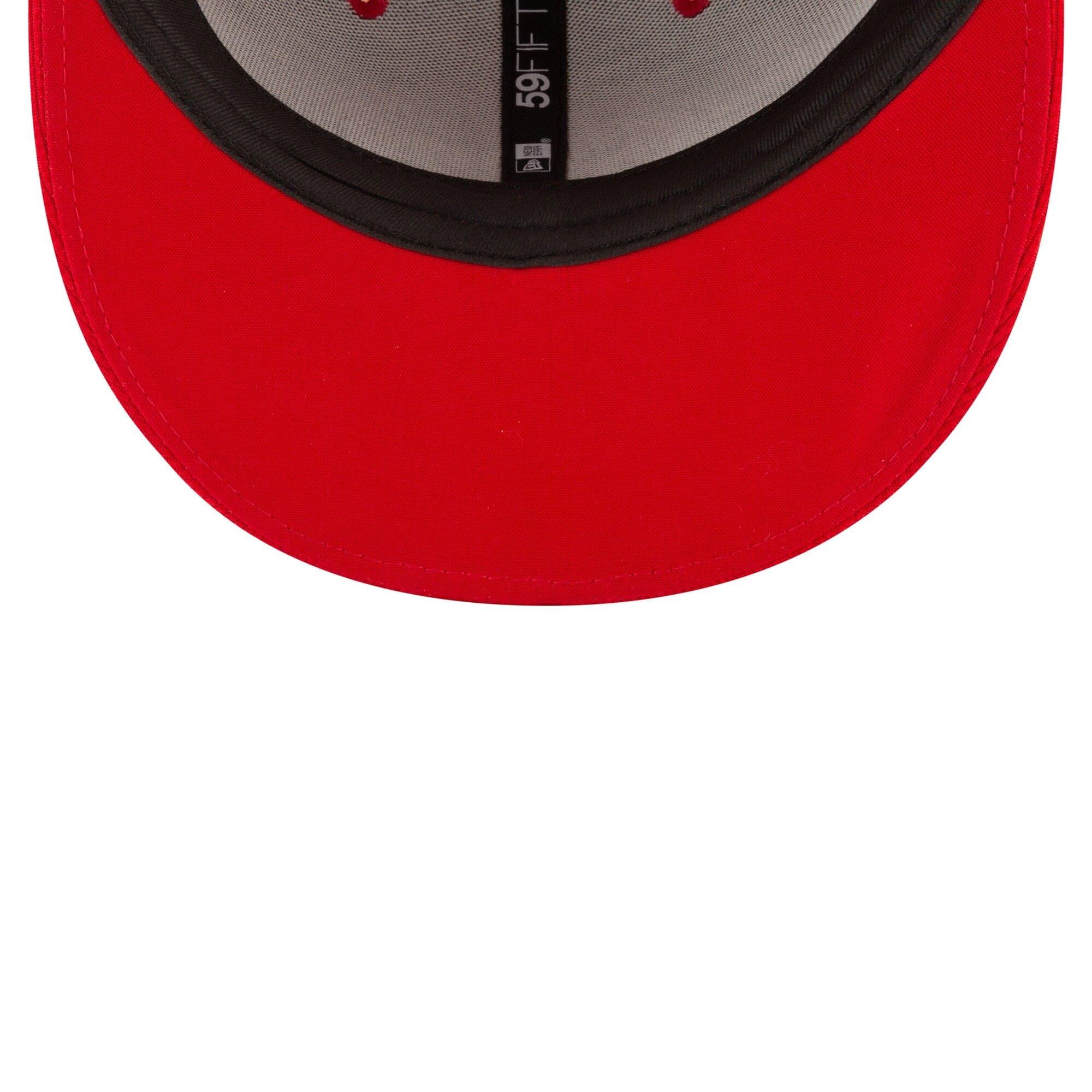 New Era Caps San Francisco 49ers New Era NFL 2021 Sideline Home 59FIFTY Fitted Hat - Red