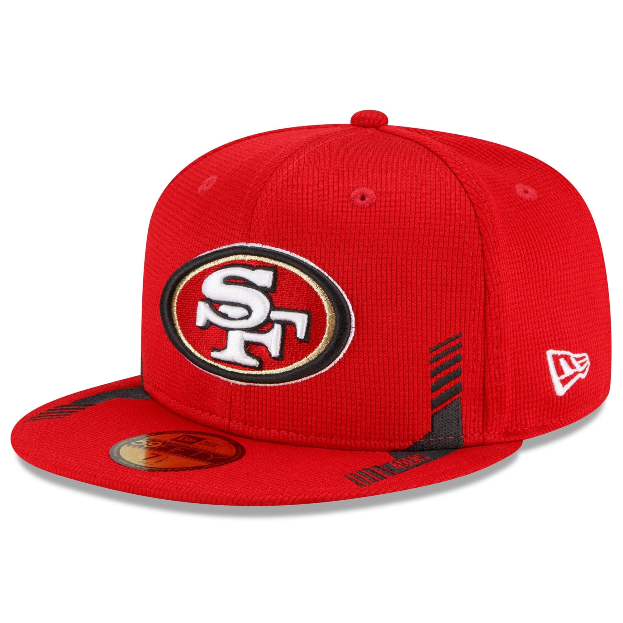 New Era Caps San Francisco 49ers New Era NFL 2021 Sideline Home 59FIFTY Fitted Hat - Red