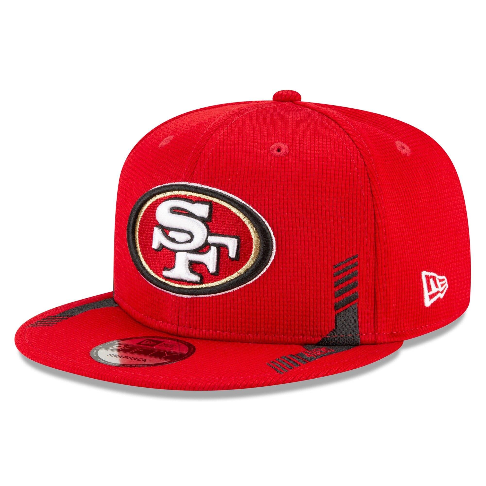 New Era Caps San Francisco 49ers New Era NFL 2021 Sideline Home 9FIFTY Snapback Hat - Red