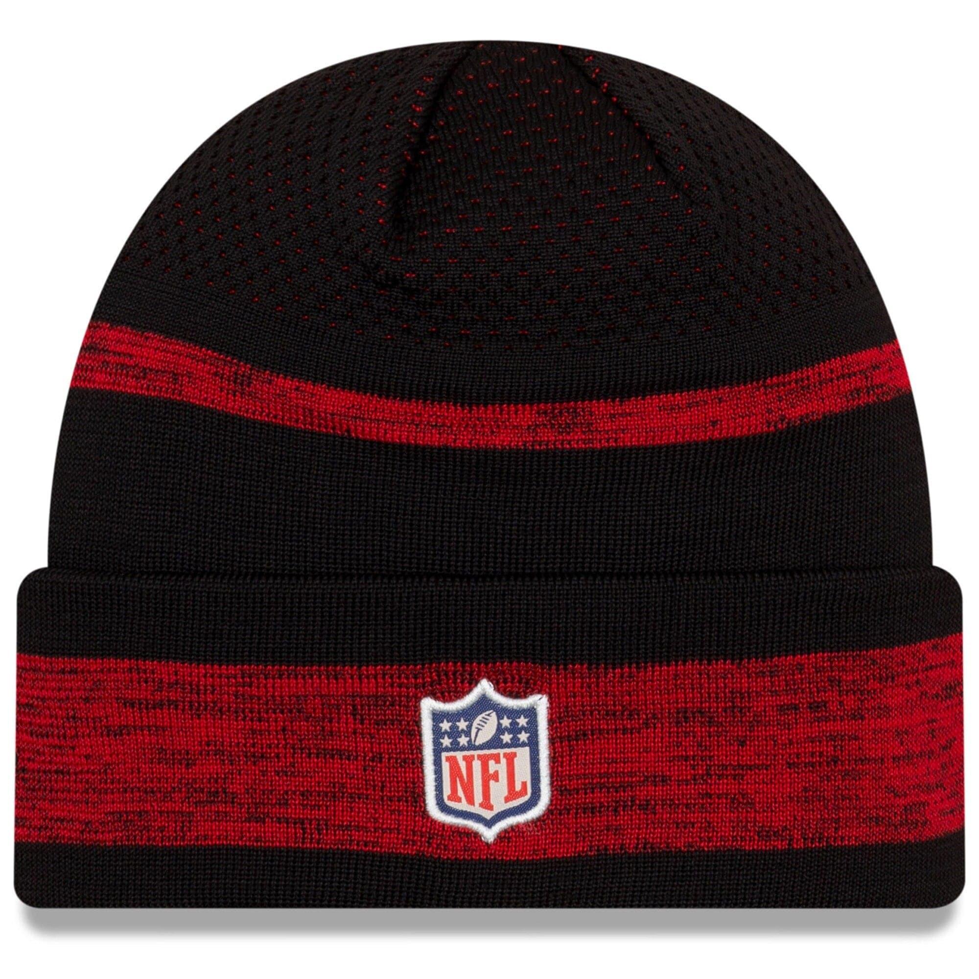 New Era Beanies San Francisco 49ers New Era NFL 2021 Sideline Performance Tech Cuff Beanie - Black