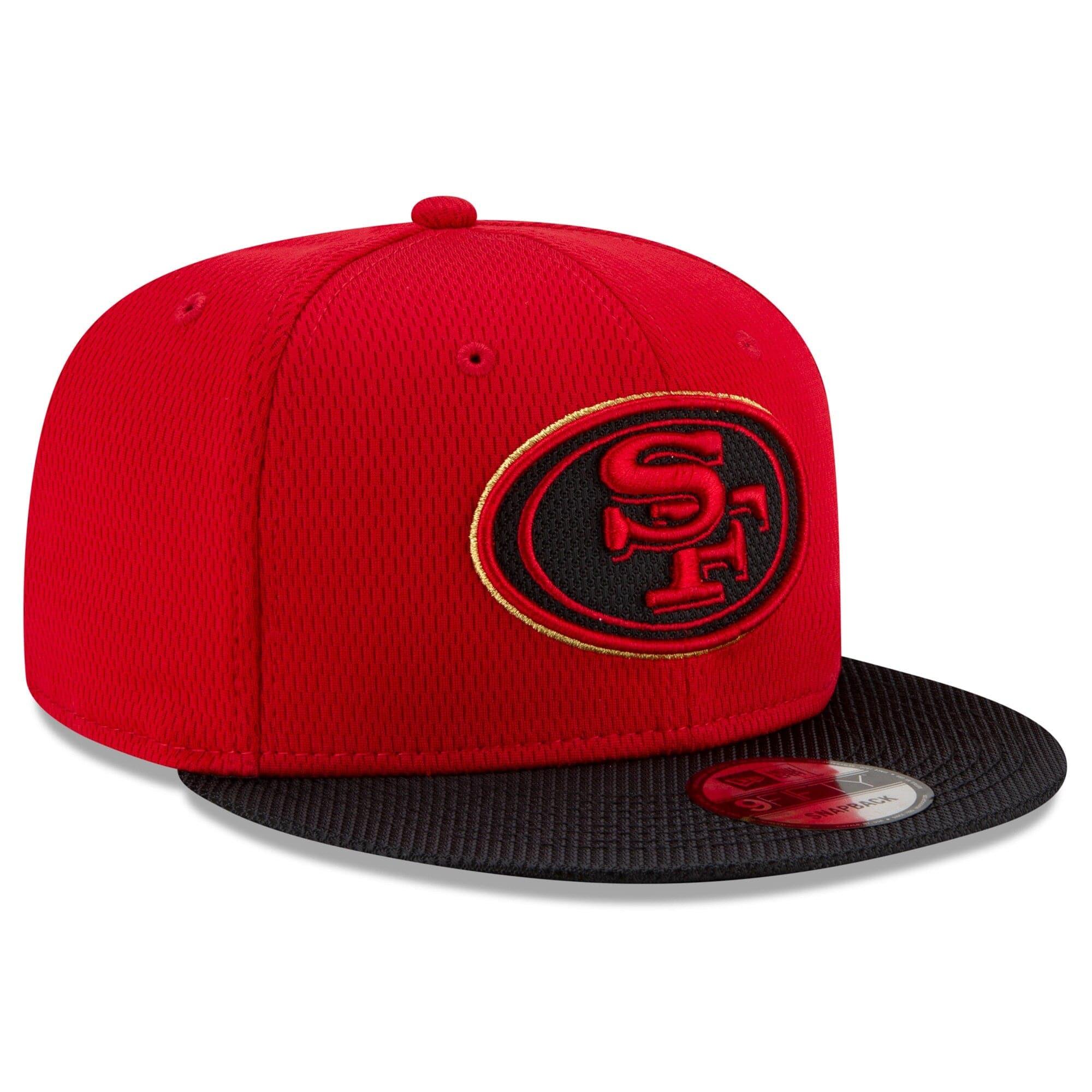 New Era Caps San Francisco 49ers New Era NFL 2021 Sideline Road 9FIFTY Snapback Hat - Red