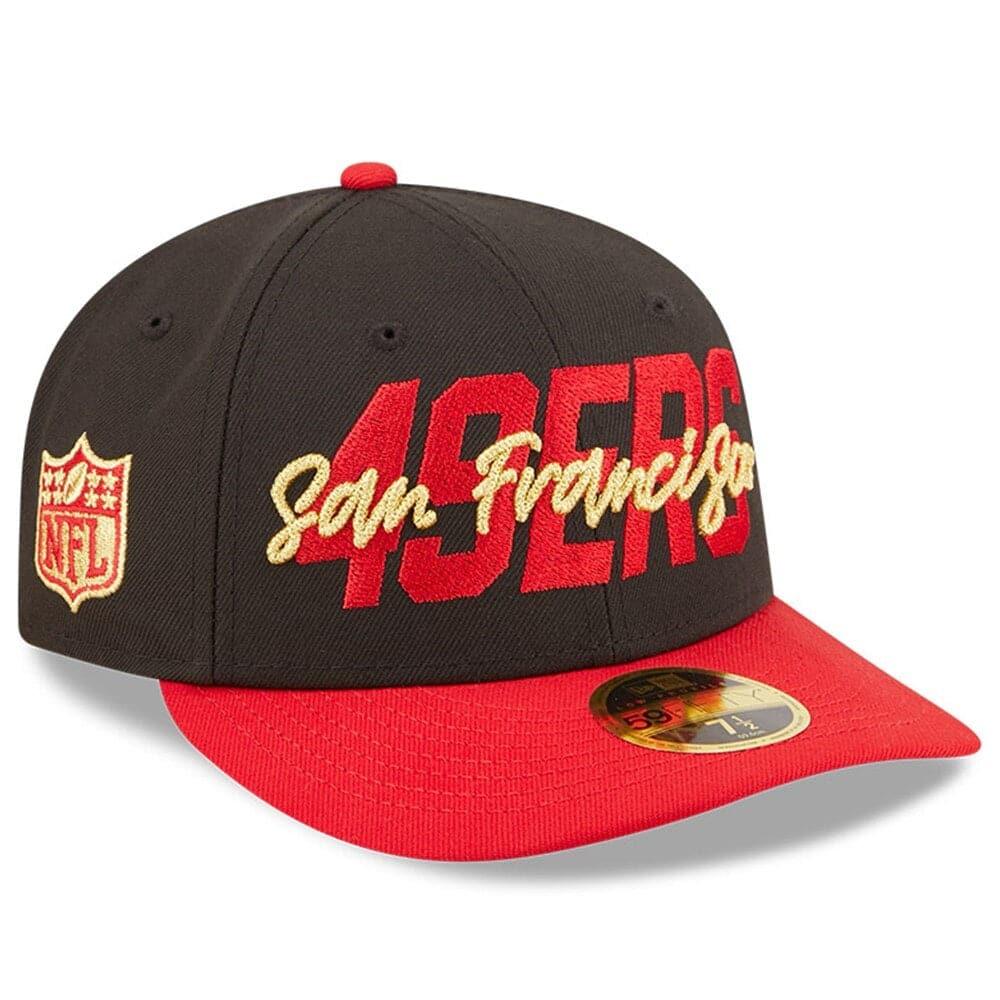 New Era Caps San Francisco 49ers New Era NFL 2022 Draft Low Profile 59FIFTY Fitted Hat - Black
