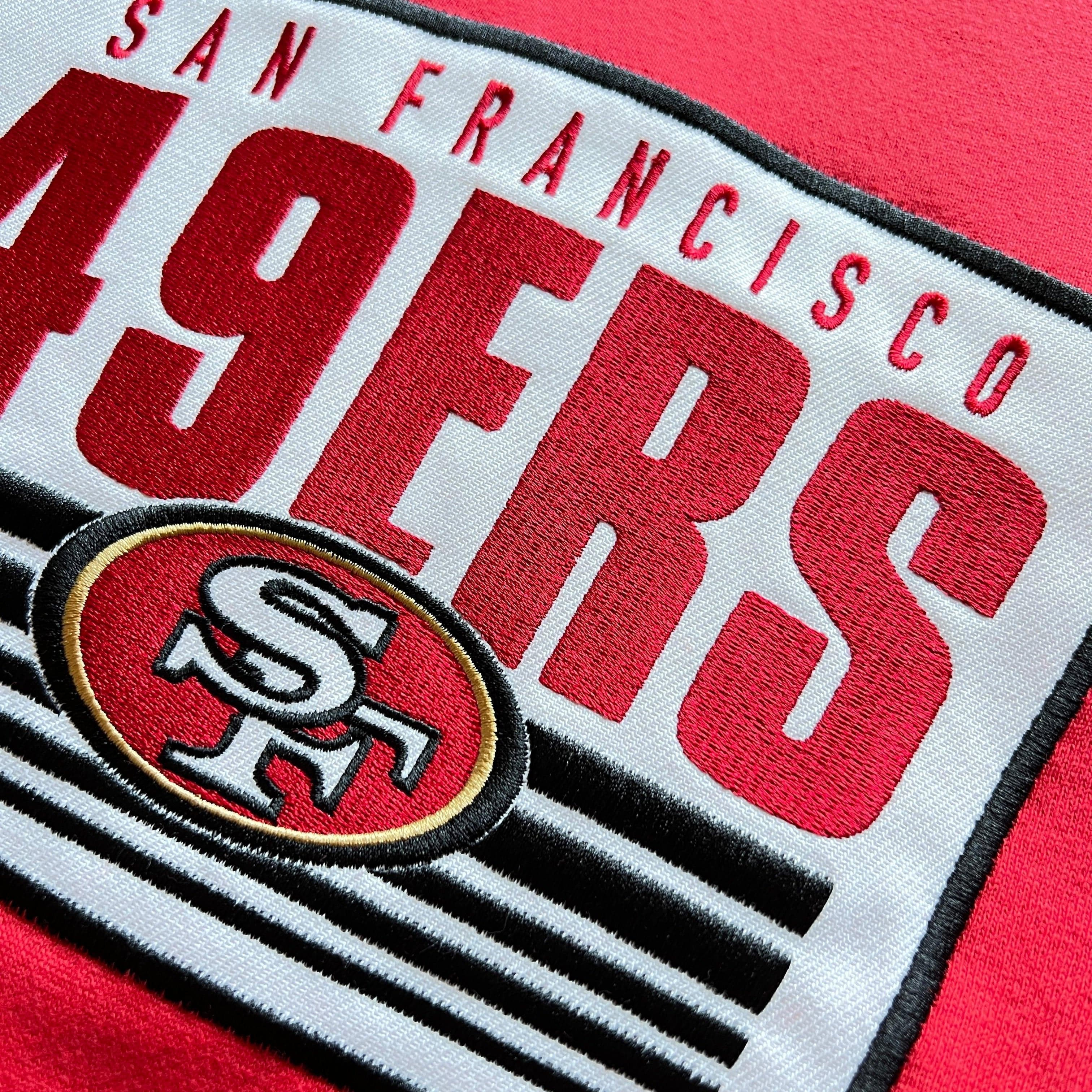 New Era Jumpers San Francisco 49ers New Era NFL Badge Repeat Hoodie Jumper - Red