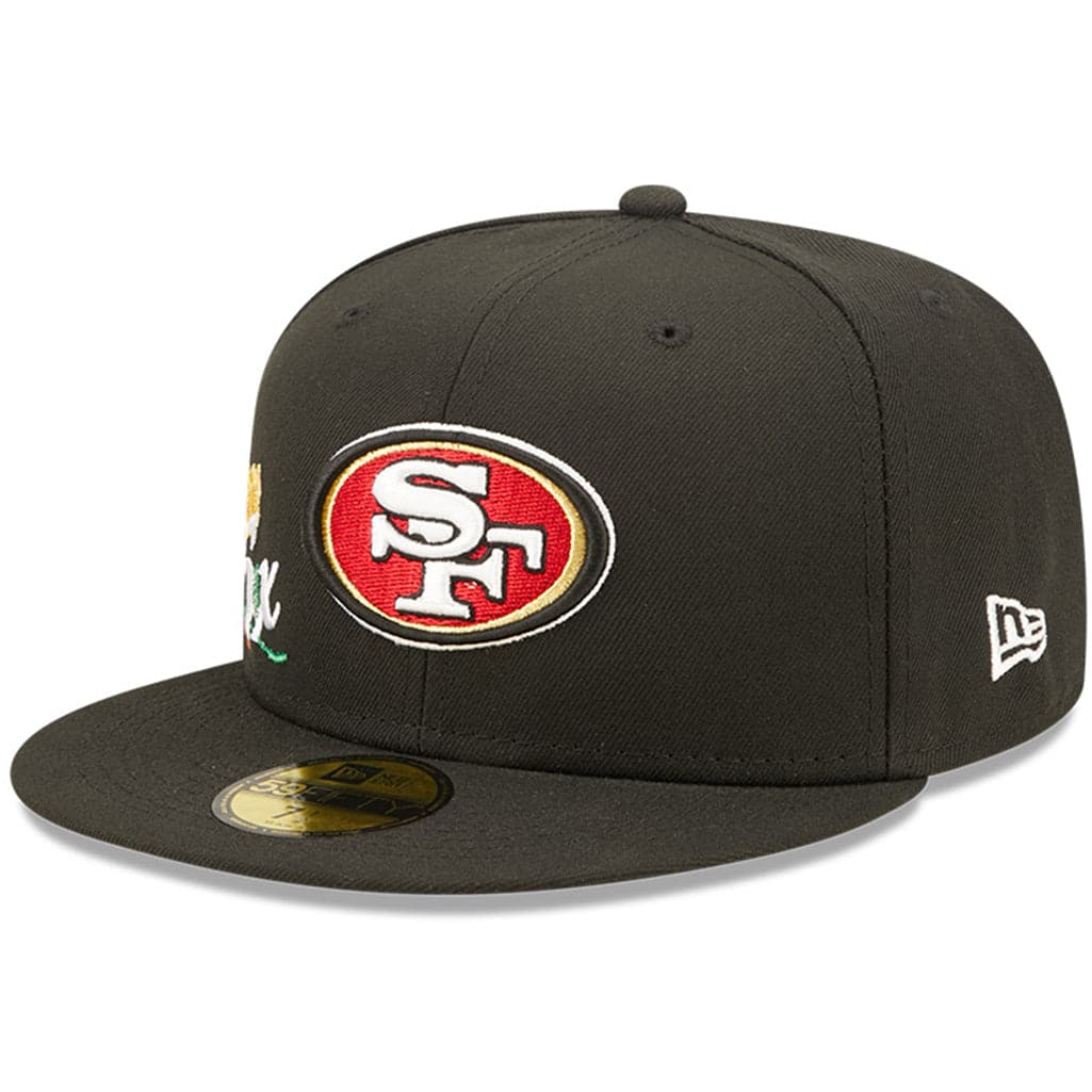 New Era Caps San Francisco 49ers New Era NFL Crown Champs 59FIFTY Fitted Hat - Black